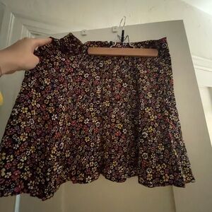 Reformation Flounce Floral skirt 12